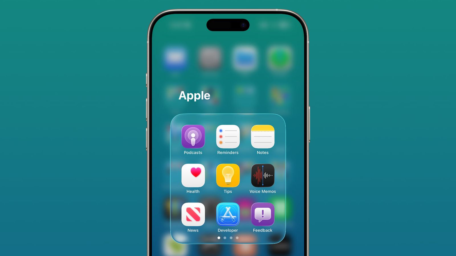 ios 26 1 folder alignment