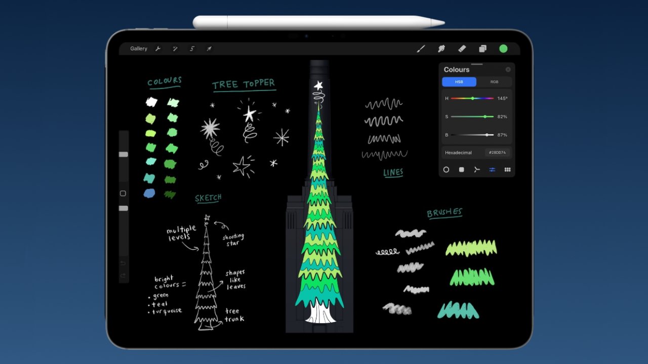 Apple chce, abyste mu navrhli vánoční výzdobu jeho centrály v Battersea Power Station! Jak na to?