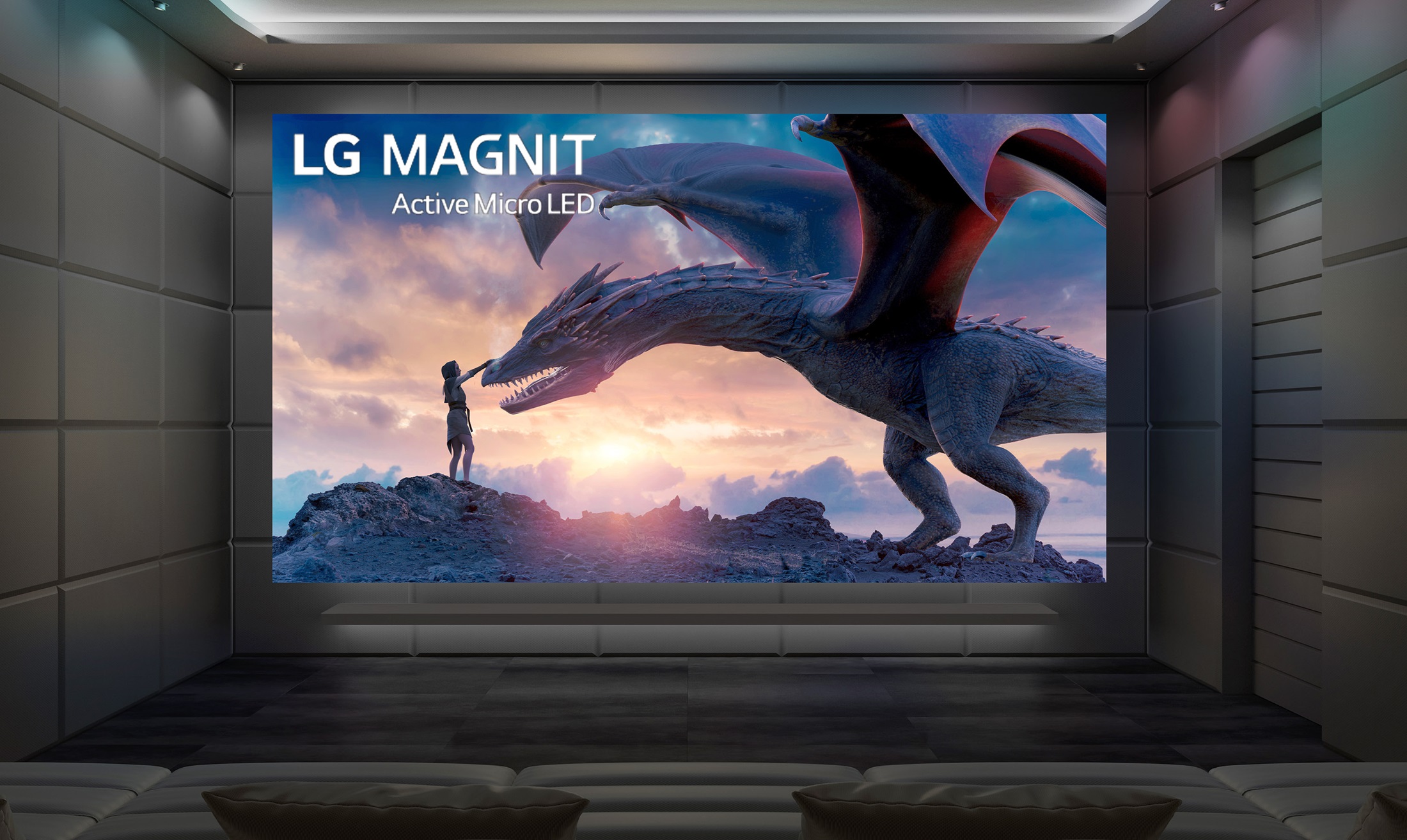LG představuje novou éru luxusního domácího kina: LG MAGNIT Active Micro LED