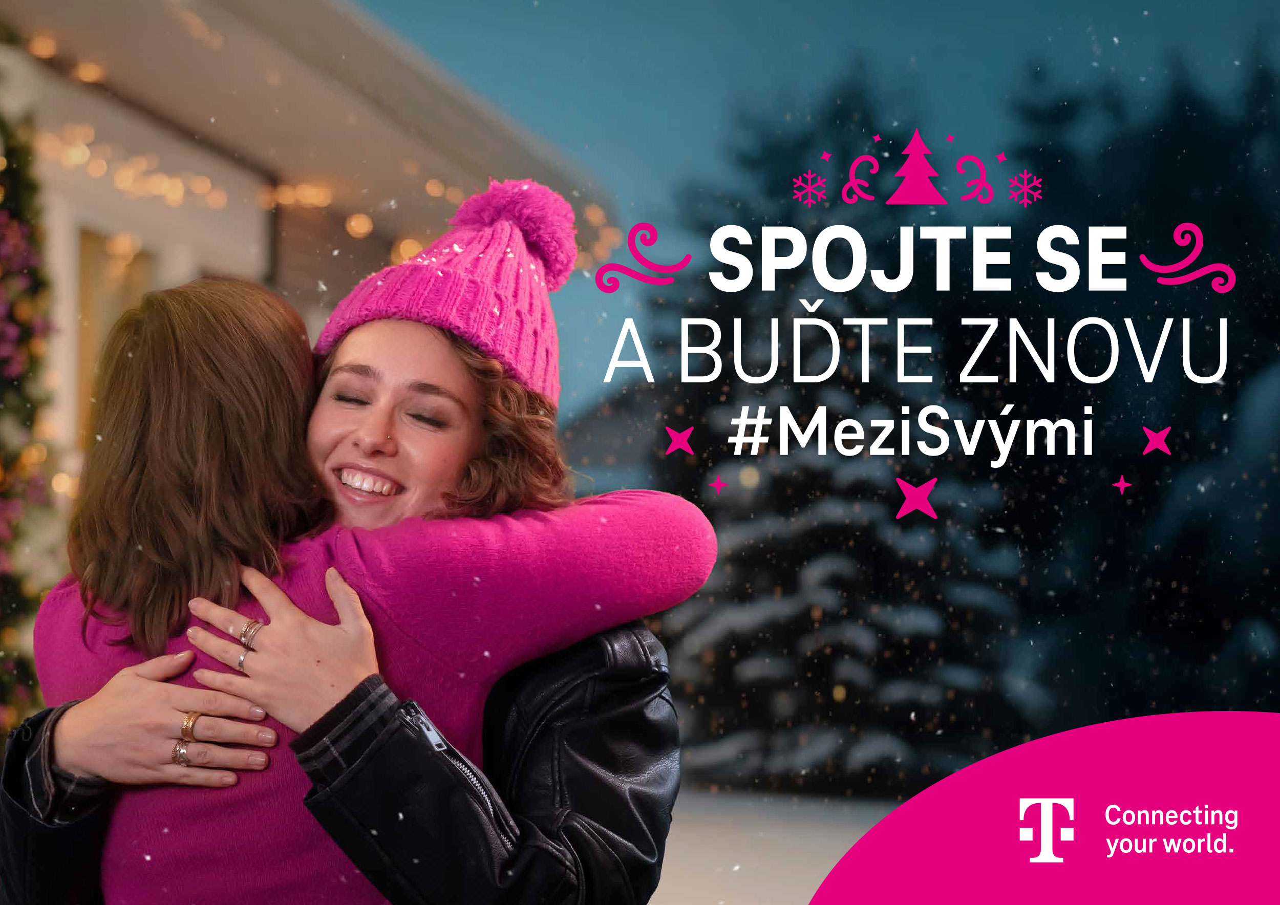 Nejvíc tíží slova, která si necháváme pro sebe. Vánoční kampaň T-Mobile povzbuzuje k propojení #MeziSvými