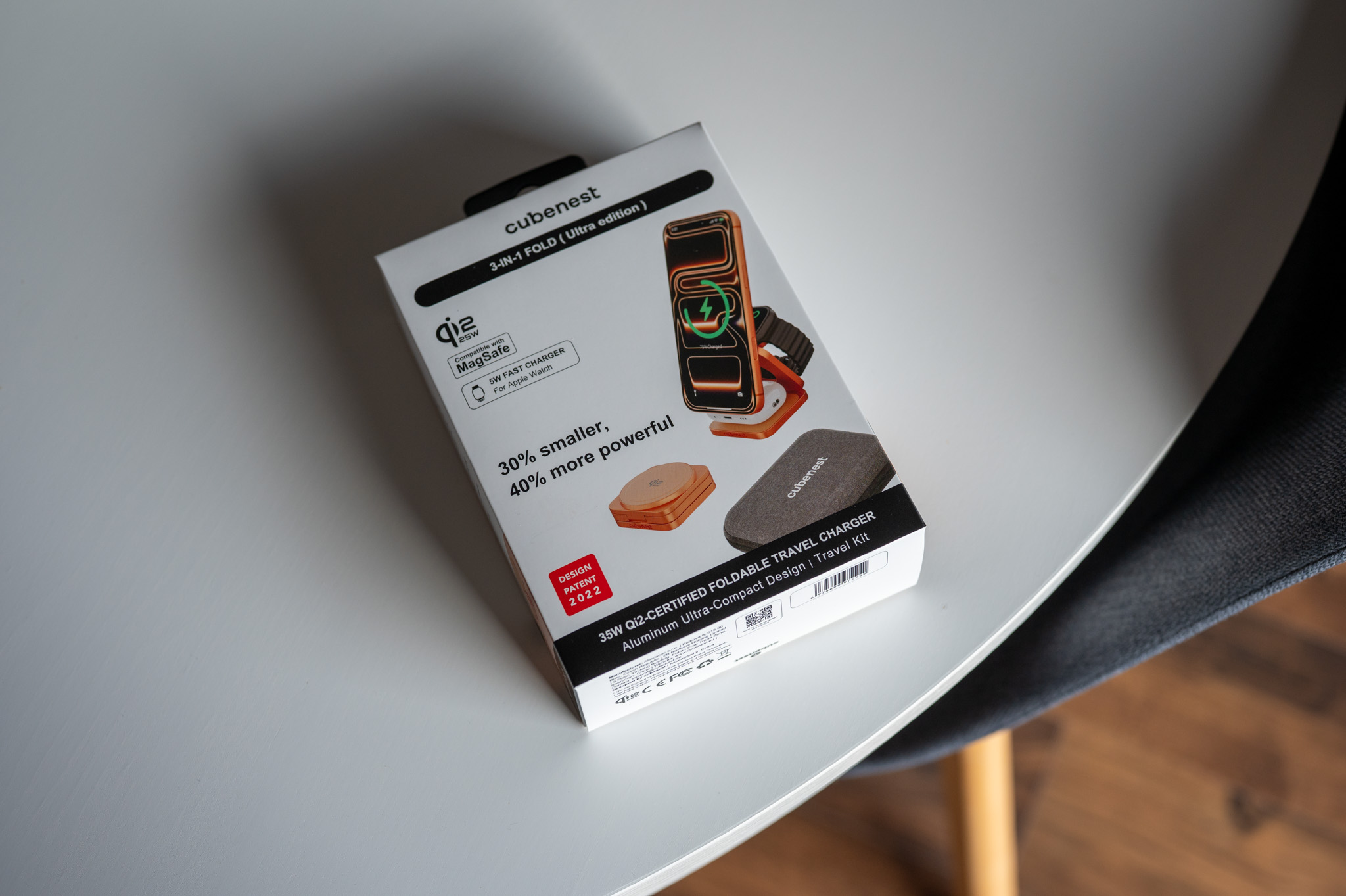 Cubenest 3v1 Qi2.2 SQ312 Ultra Orange LsA 13