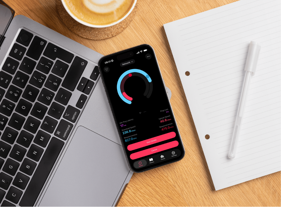 Podívejte se na screenshoty interní Apple aplikace na měření rychlosti bezdrátového připojení