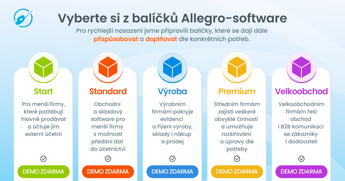 balicky allegro software