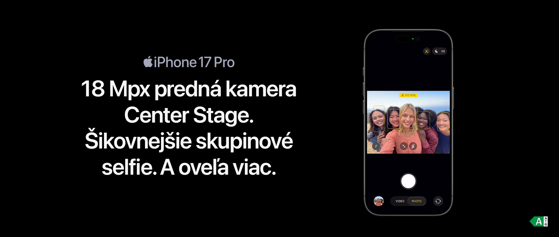 PMAX iP17Pro Q226 center stage camera