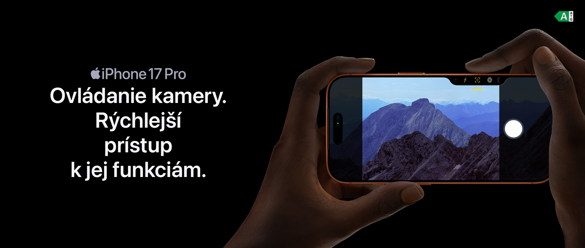 PMAX iP17Pro Q226 ovládanie kamery