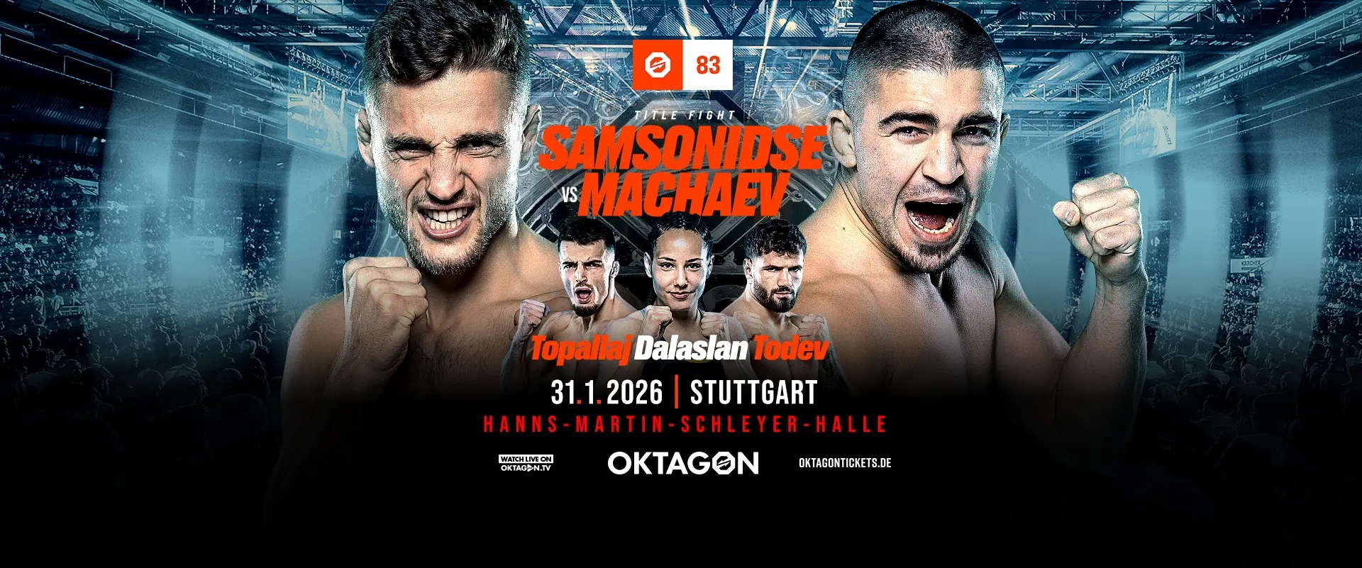 Oktagon 83 živě: Kde sledovat dnešní turnaj