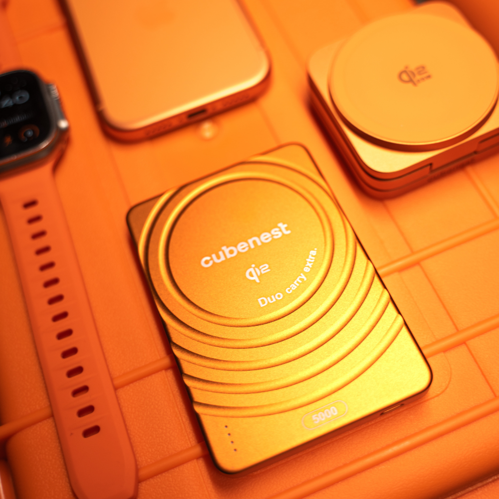 Zapomeňte na tlusté cihly. Cubenest uvádí ultratenkou Qi2 powerbanku s unikátním oboustranným magnetem