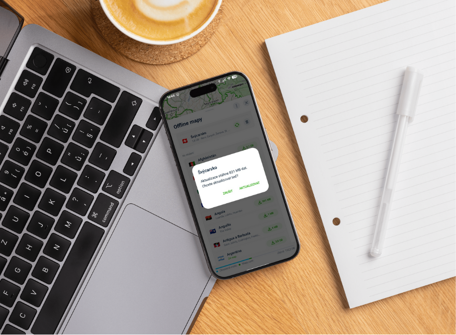 Mapy.com vylepšily offline stahování map