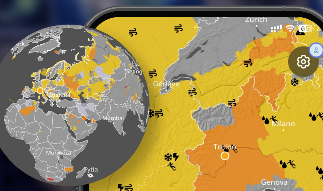 Ventusky nově ukazuje oficiální výstrahy z celého světa. Na mapě i jako notifikace
