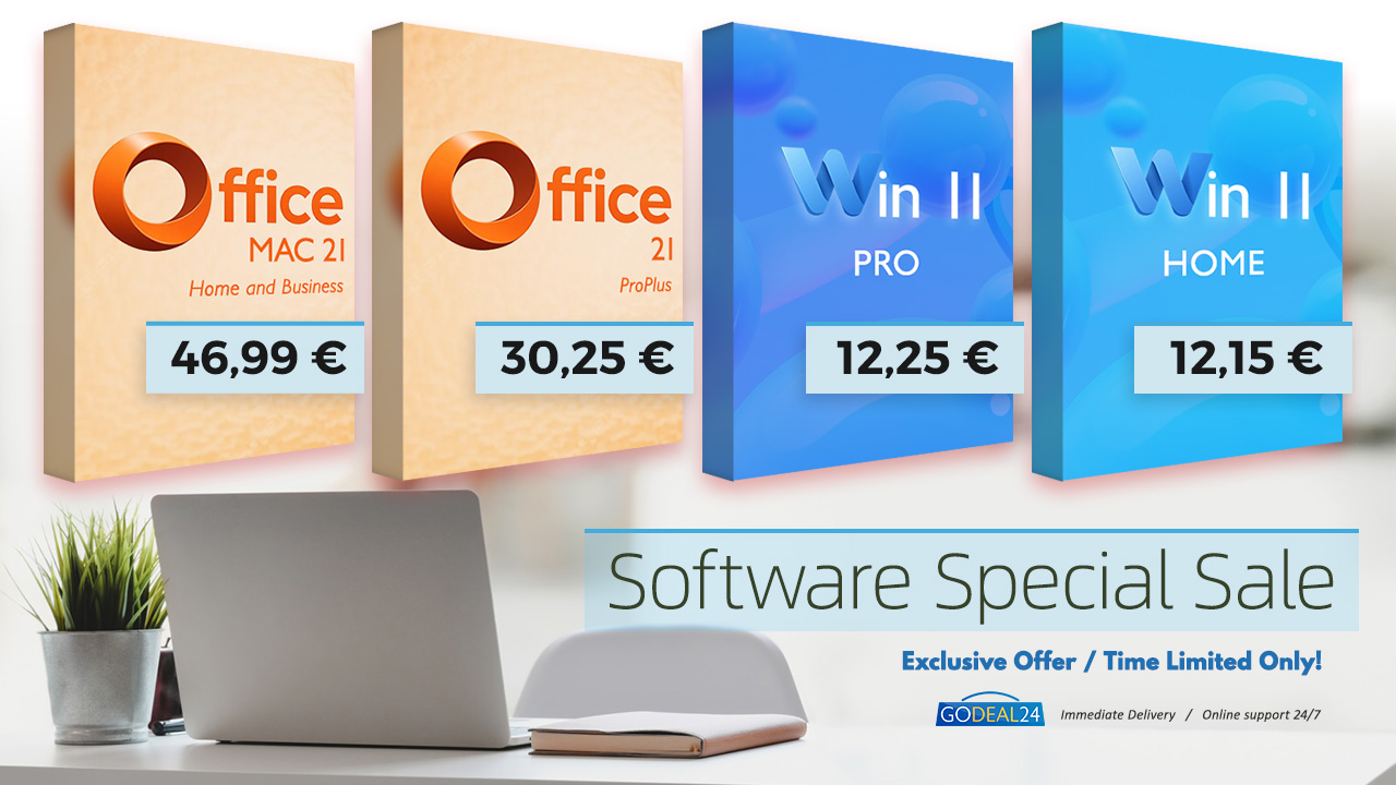 Doživotní MS Office 2021 Pro za 30 € a Win 11 Pro za 12 € jsou tu! Nepropásněte skvělou akci s výjimečnými slevami