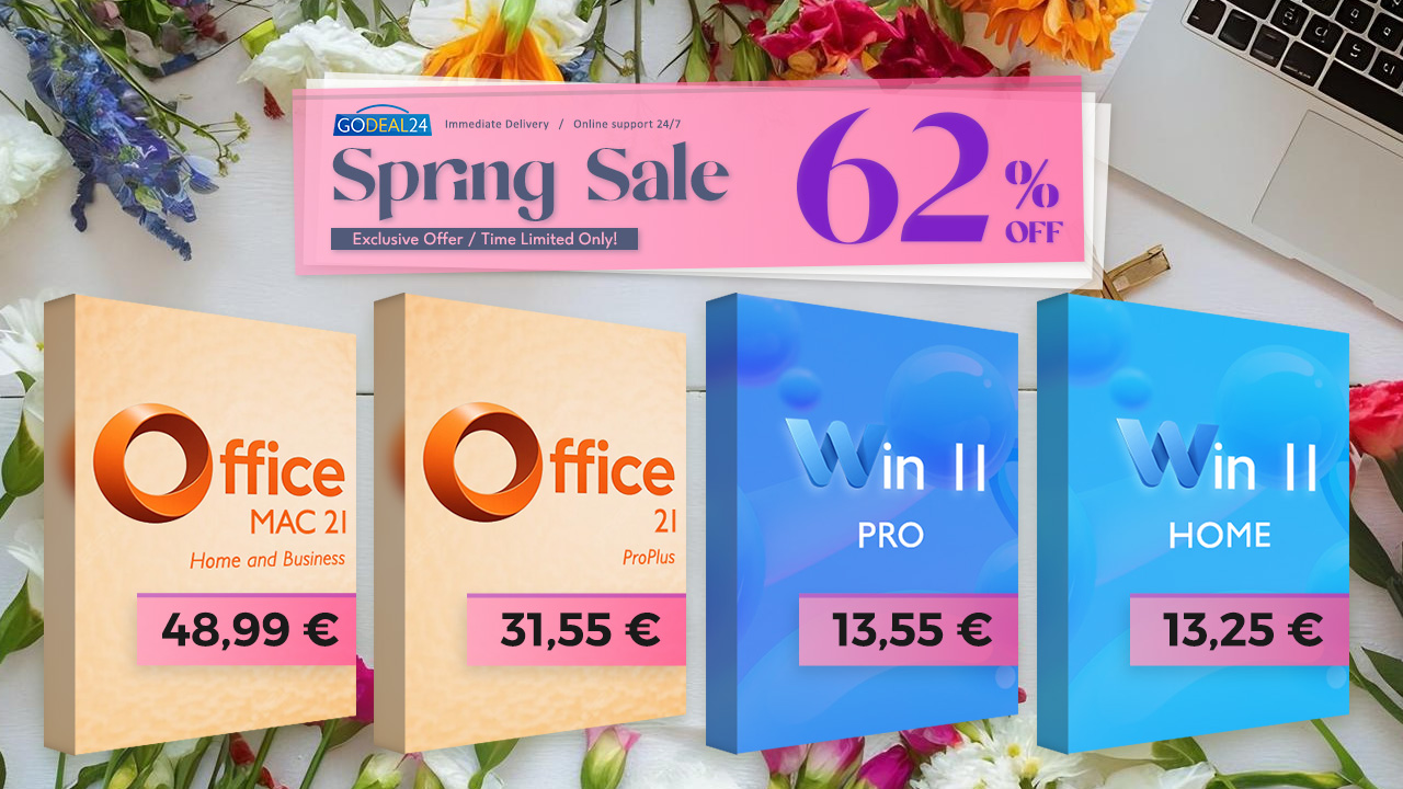 Doživotní licence Office 2021 Pro za 31,55 € a Windows 11 Pro za 13,55 €! Nepromarněte jedinečnou šanci ušetřit