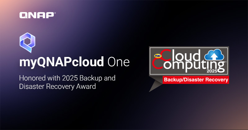 QNAP získala ocenění Backup and Disaster Recovery Award za rok 2025 od časopisu Cloud Computing Magazine