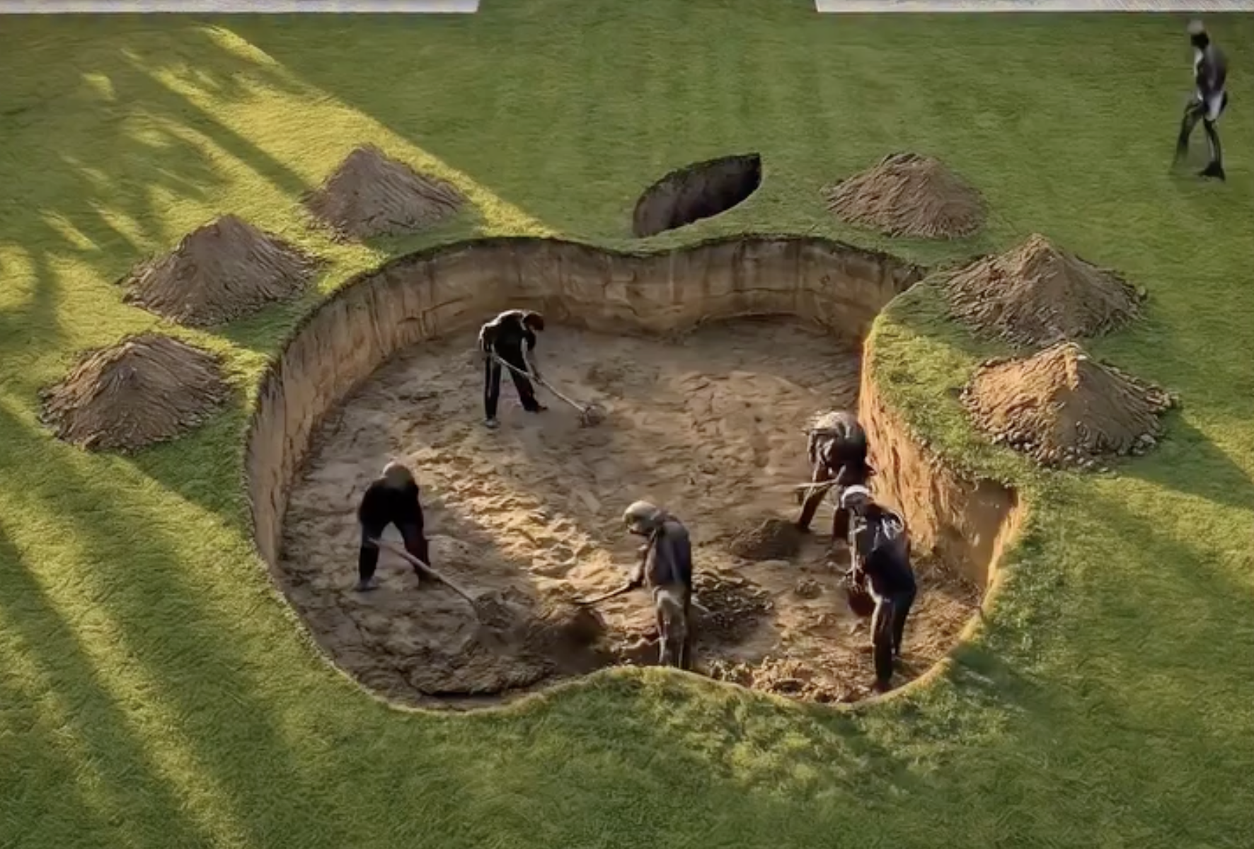 Co takhle mít bazén ve tvaru loga Applu nebo iPhone?