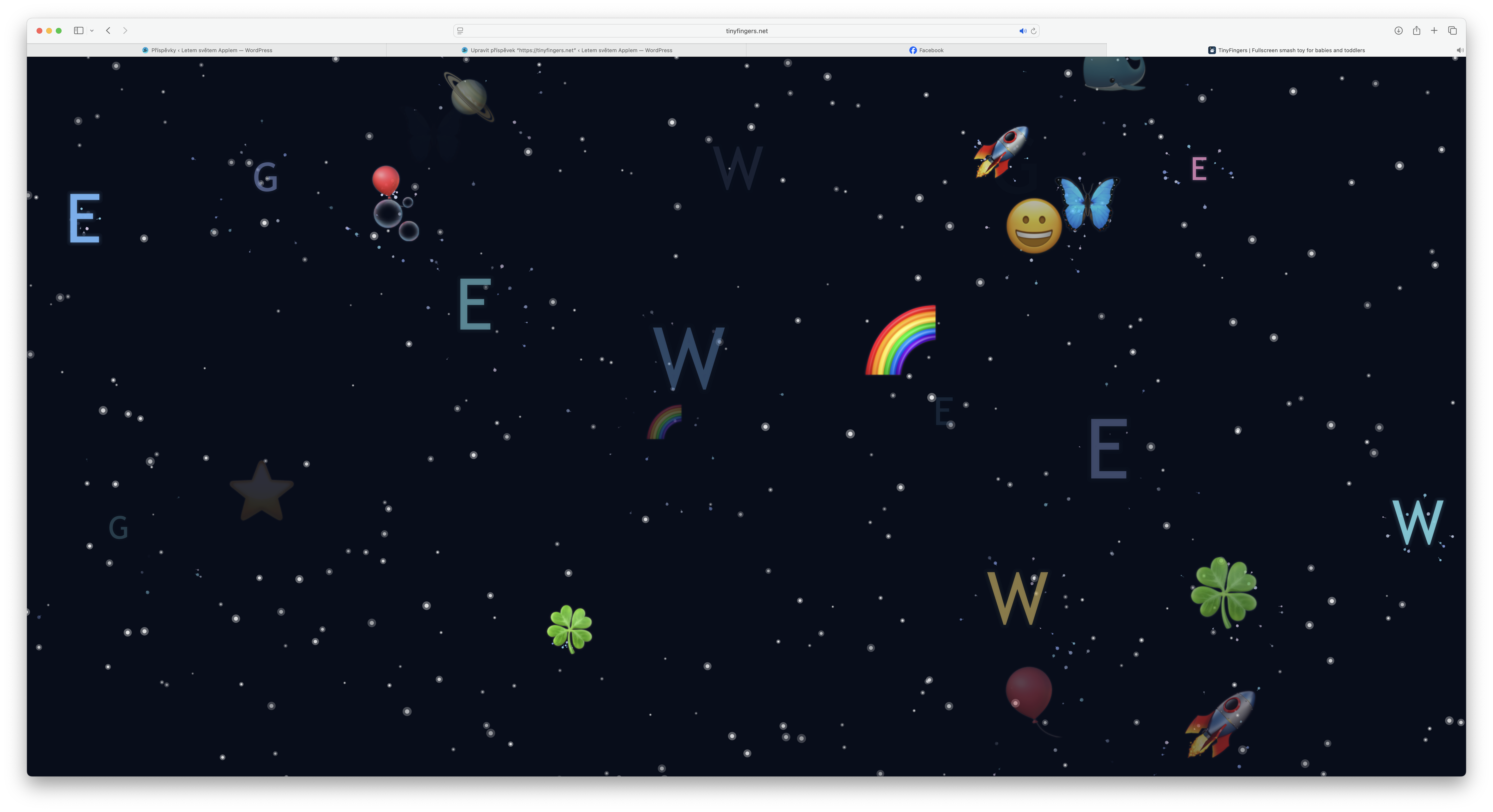 Dítě chce mačkat klávesnici vašeho počítače? Tato stránka je na to perfektní