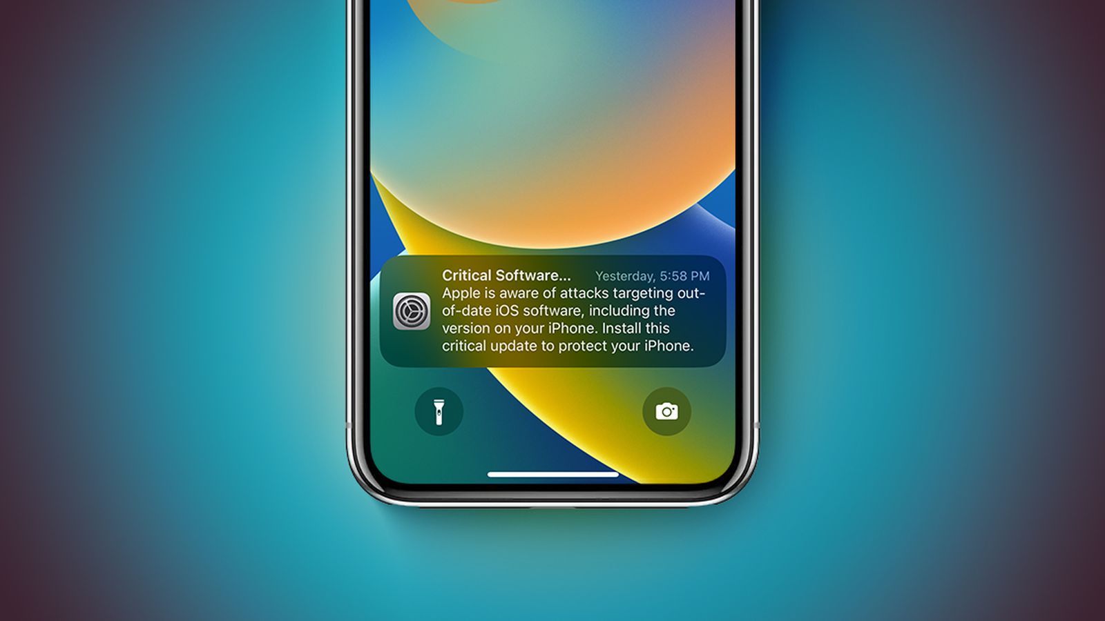 lock screen notifications for iPhones running out of date versions of iOS feature 3