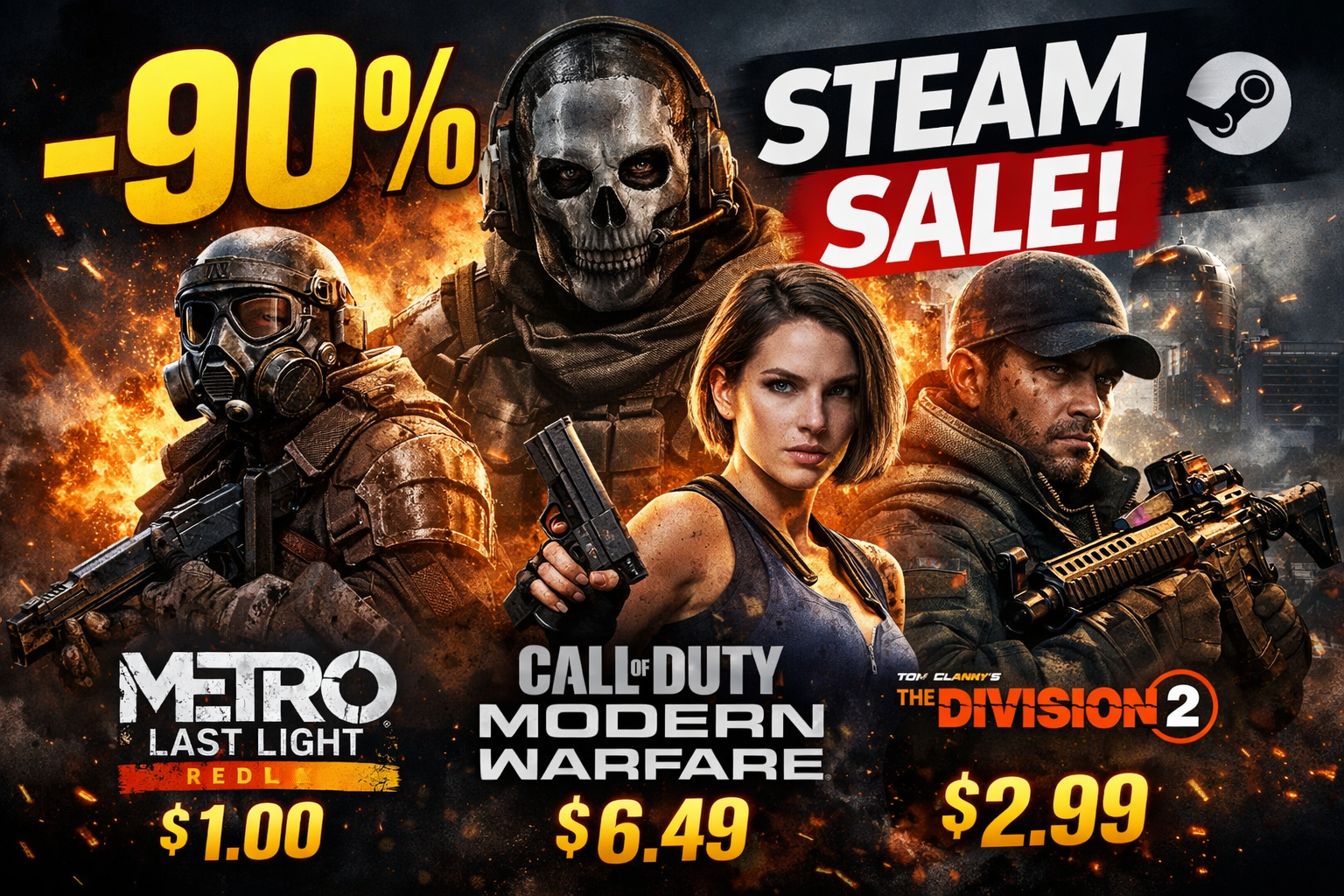 Steam spustil brutální výprodej: tyhle hry koupíte za pár korun!