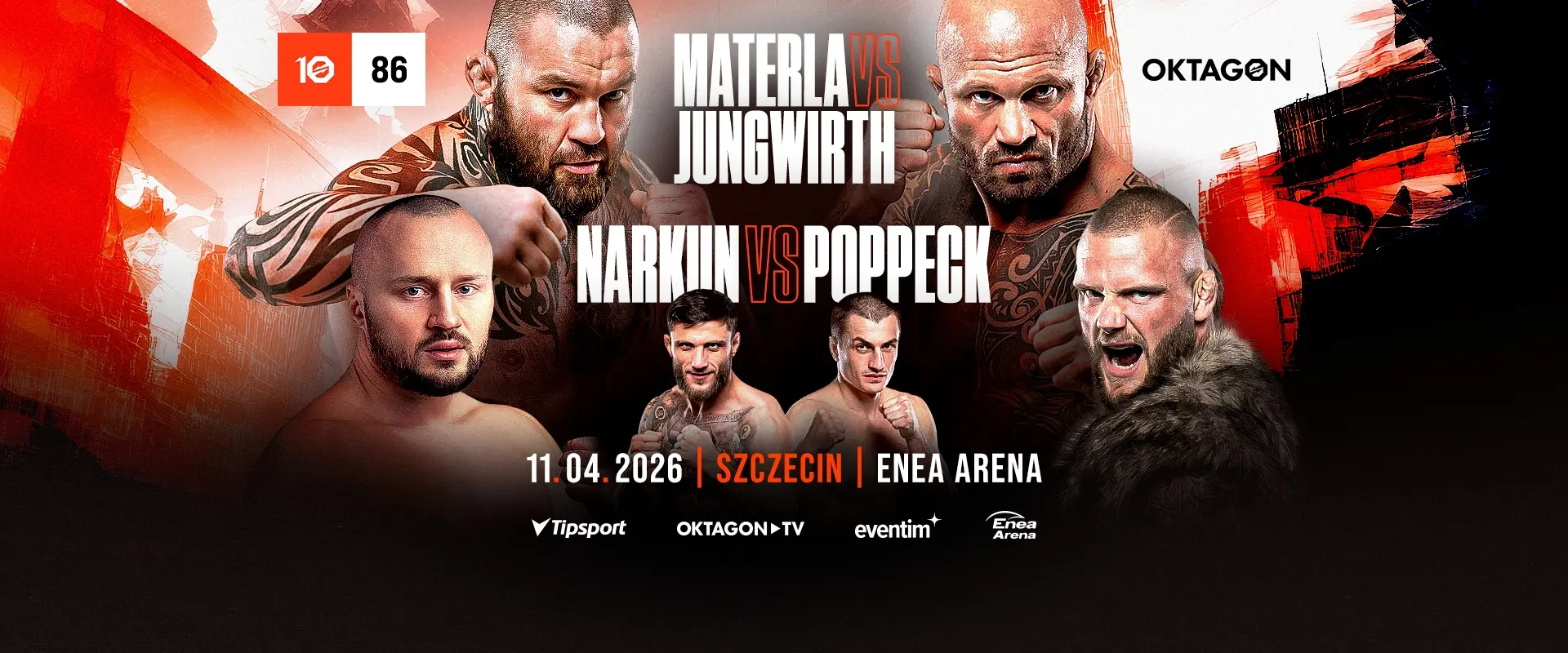 Oktagon 86 živě: Kde sledovat dnešní turnaj