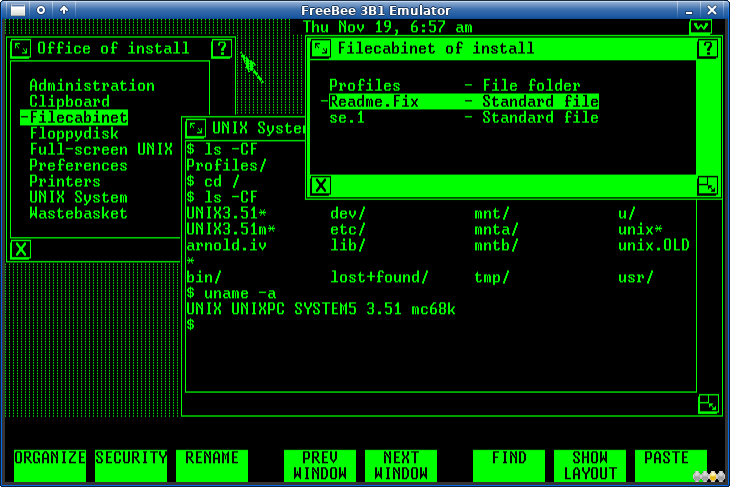 ATT 20Unix 20PC 20System 20V 20R2 203.51m 20  2000 20File 20Manager 20and 20Terminal