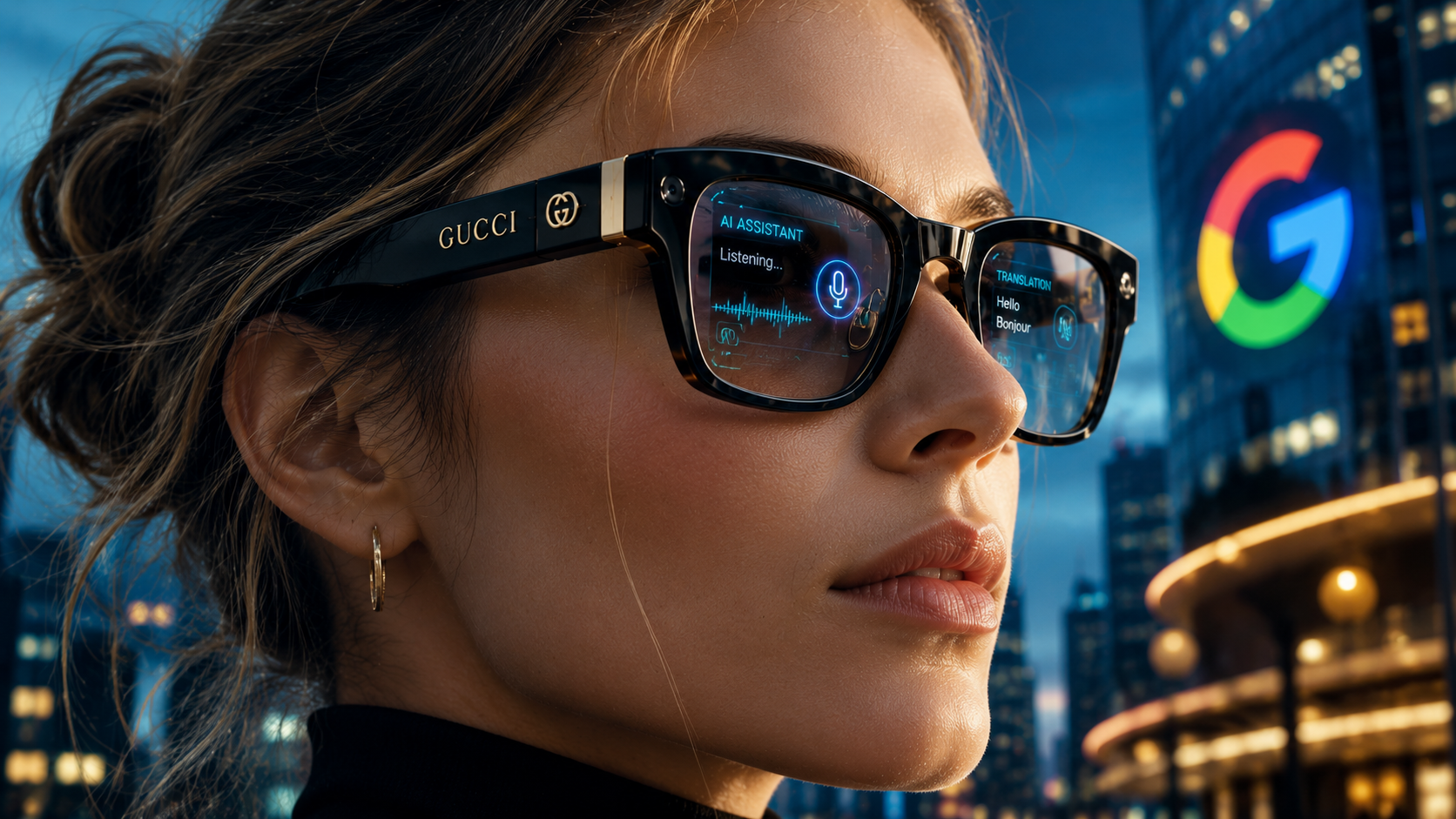 Google Gucci glass AI