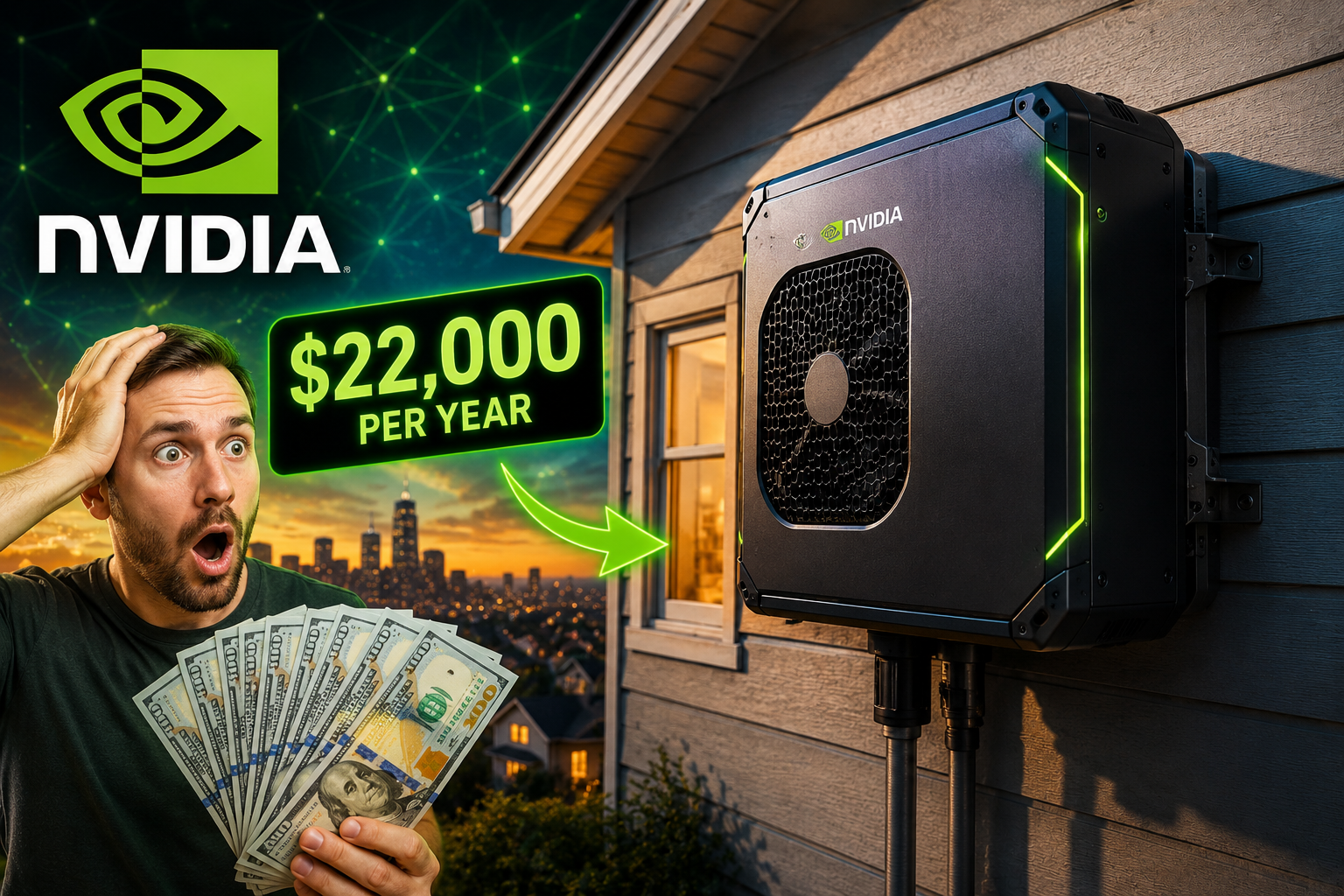 NVIDIA pay you for AI datacentrum on your house