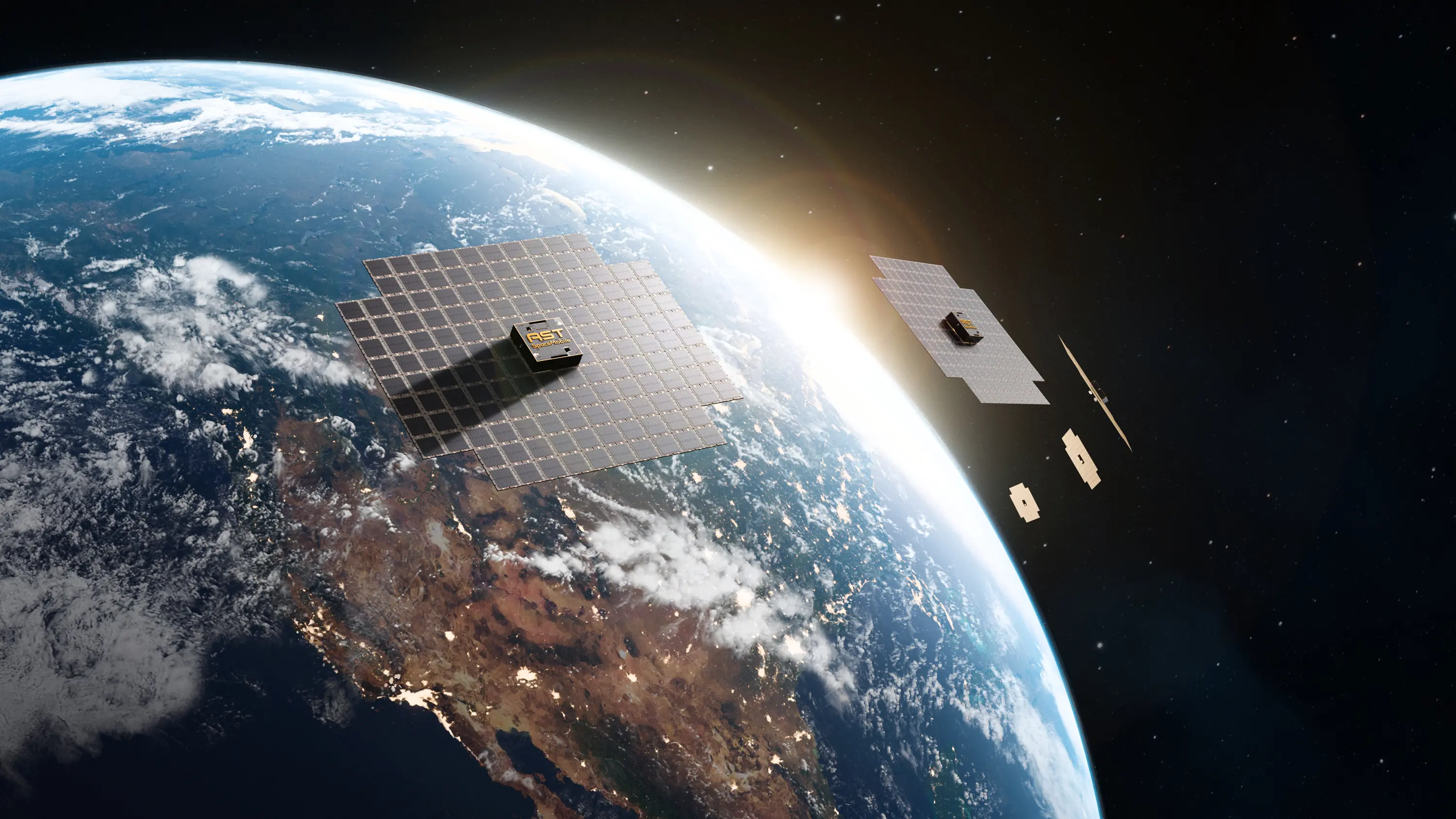 AST SpaceMobile satellite call