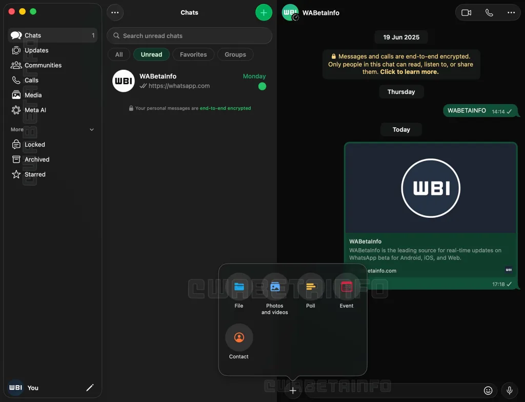 wabetainfo whatsapp lg mac