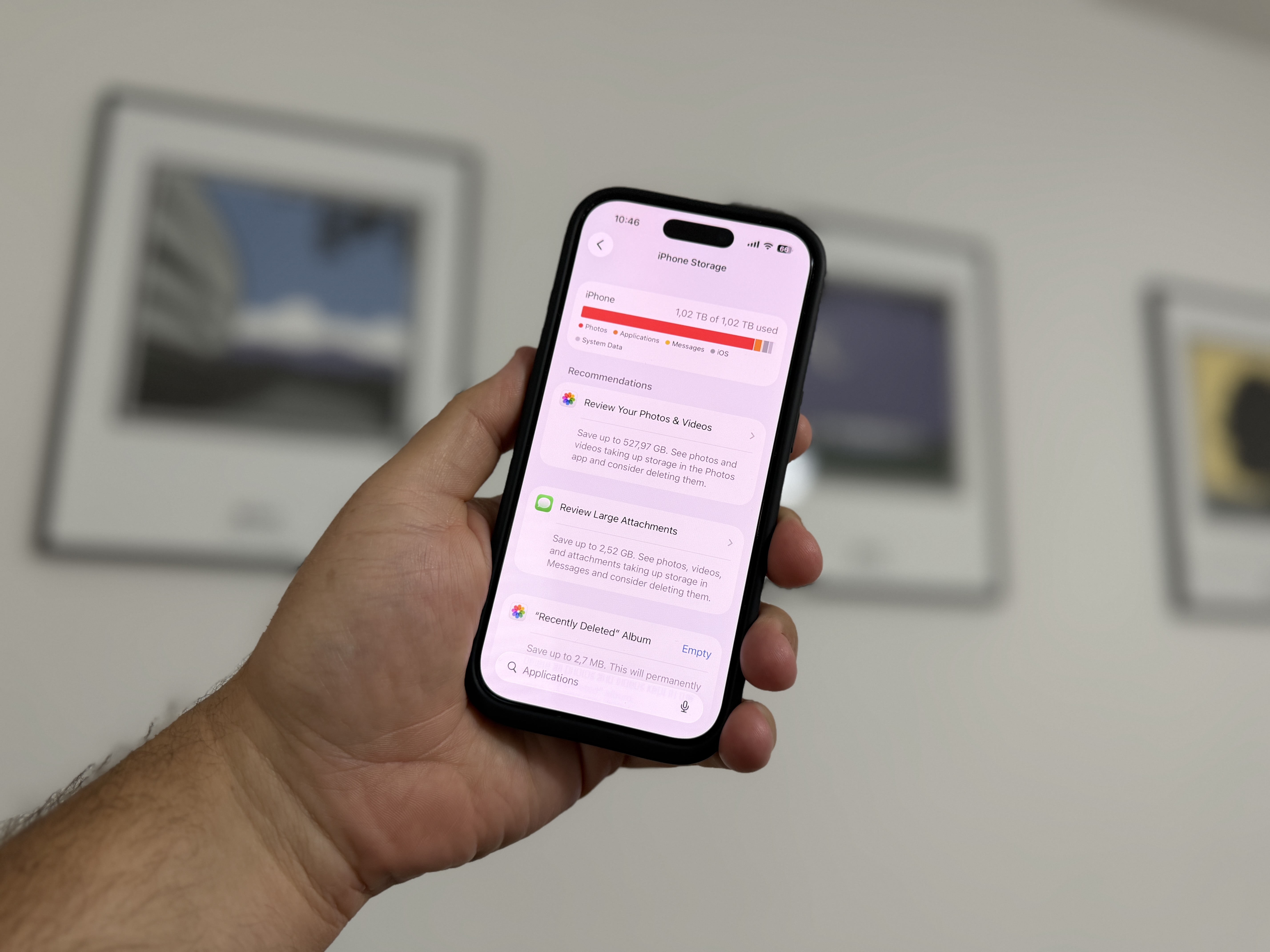 iphone storage