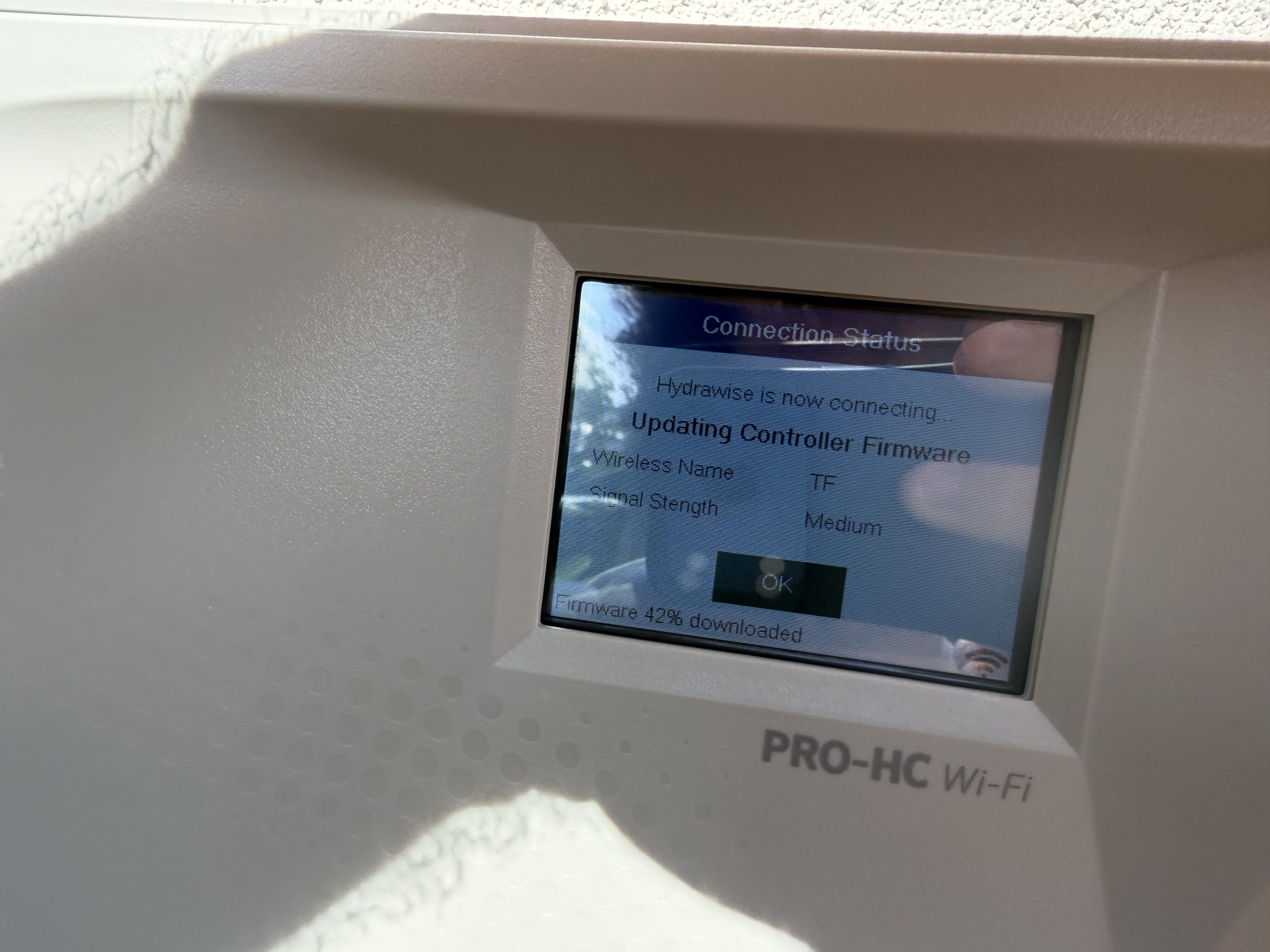 Hunter PRO HC display