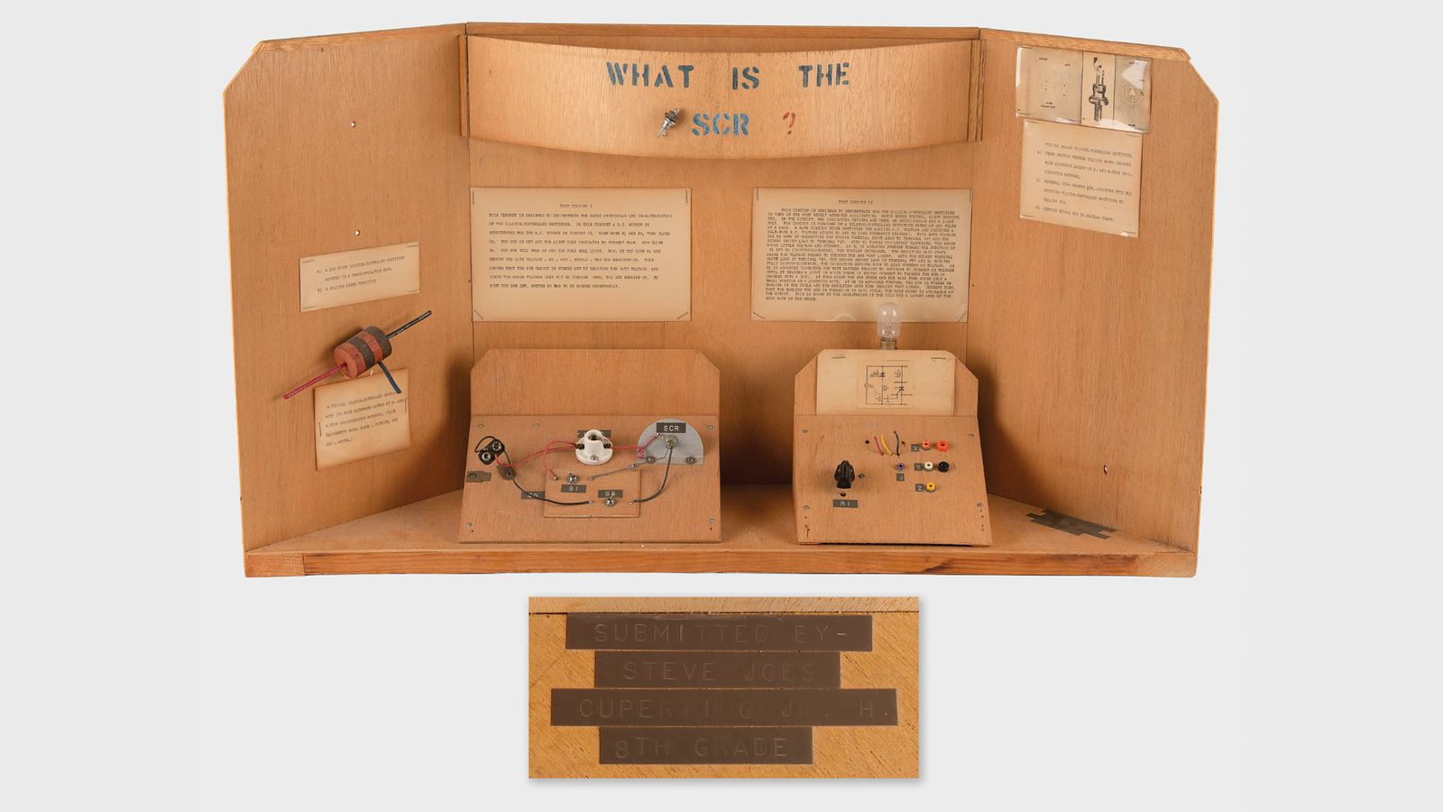 steve jobs rr auction science project