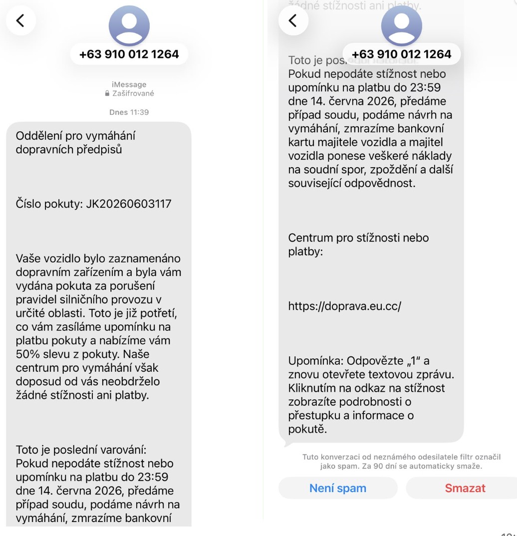 podvodna sms